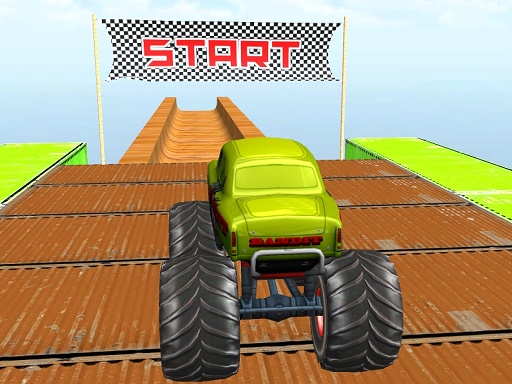 image Monster truck stunts mega ramps